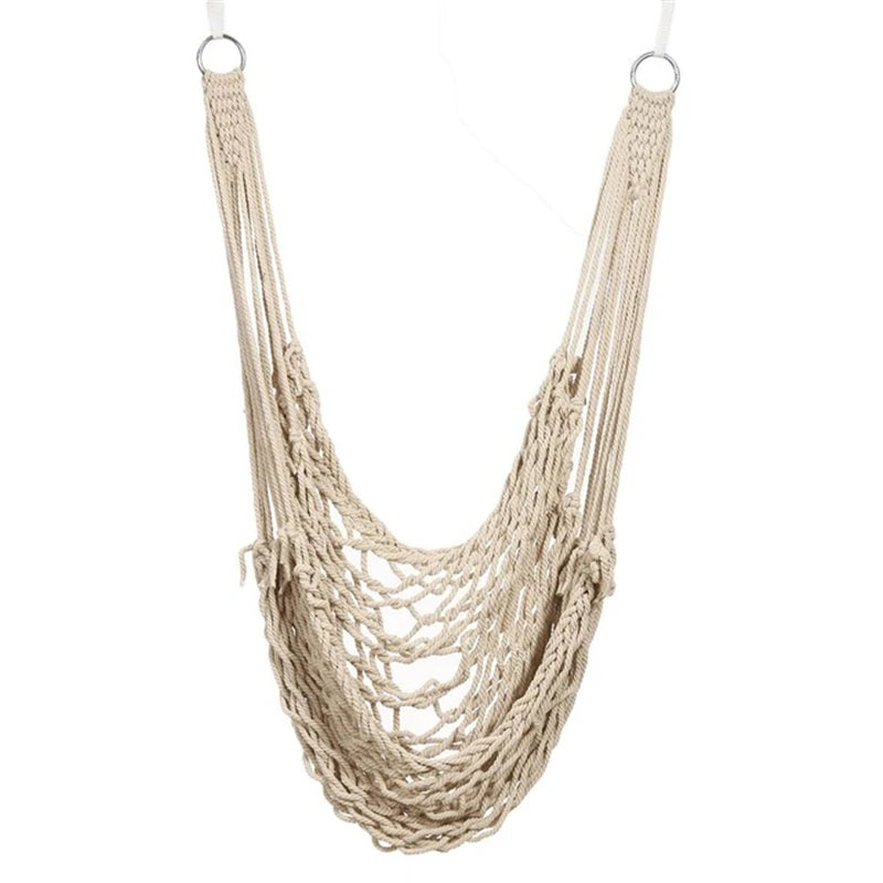 Nordic Style White Hammock Swing