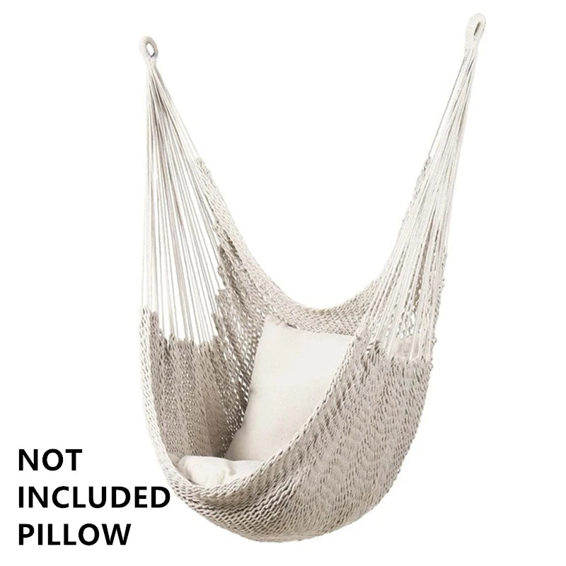 Nordic Style White Hammock Swing