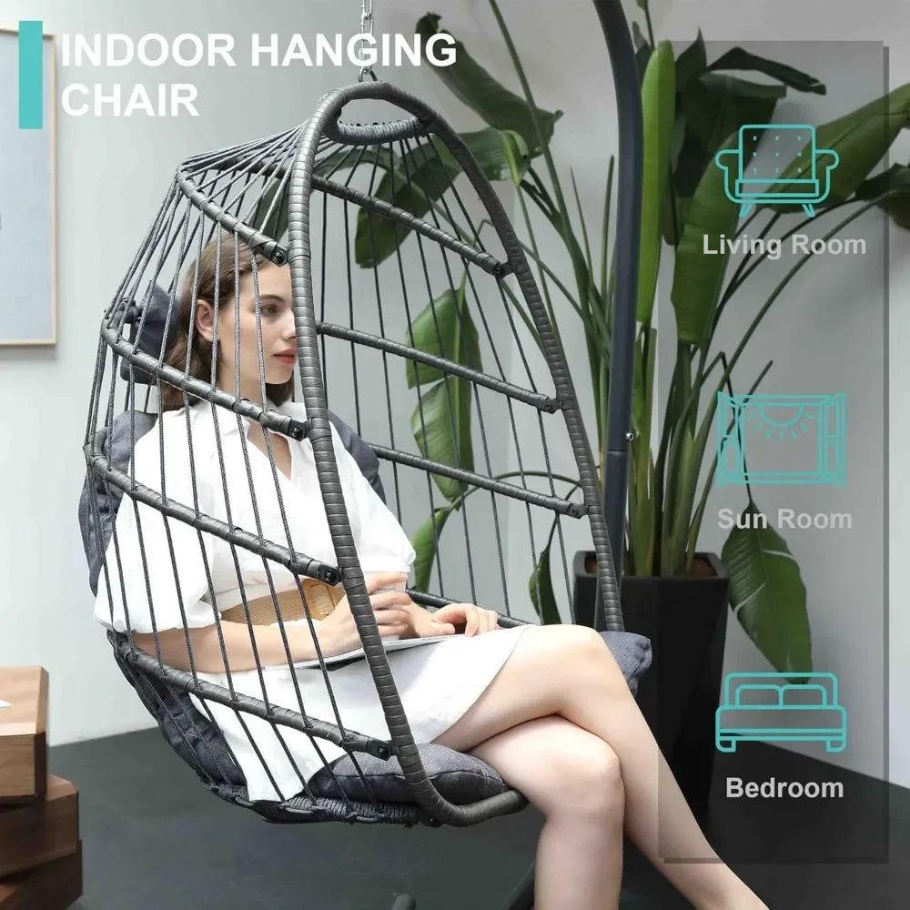 KAY Egg Chair Outdoor Indoor with Stand