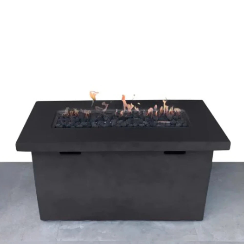 MARSHA Fiber Reinforced Concrete Propane Outdoor Fire Pit Table