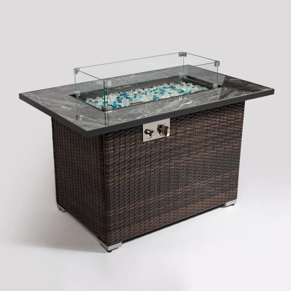 ROLLS 44inch Outdoor Fire Pit Table