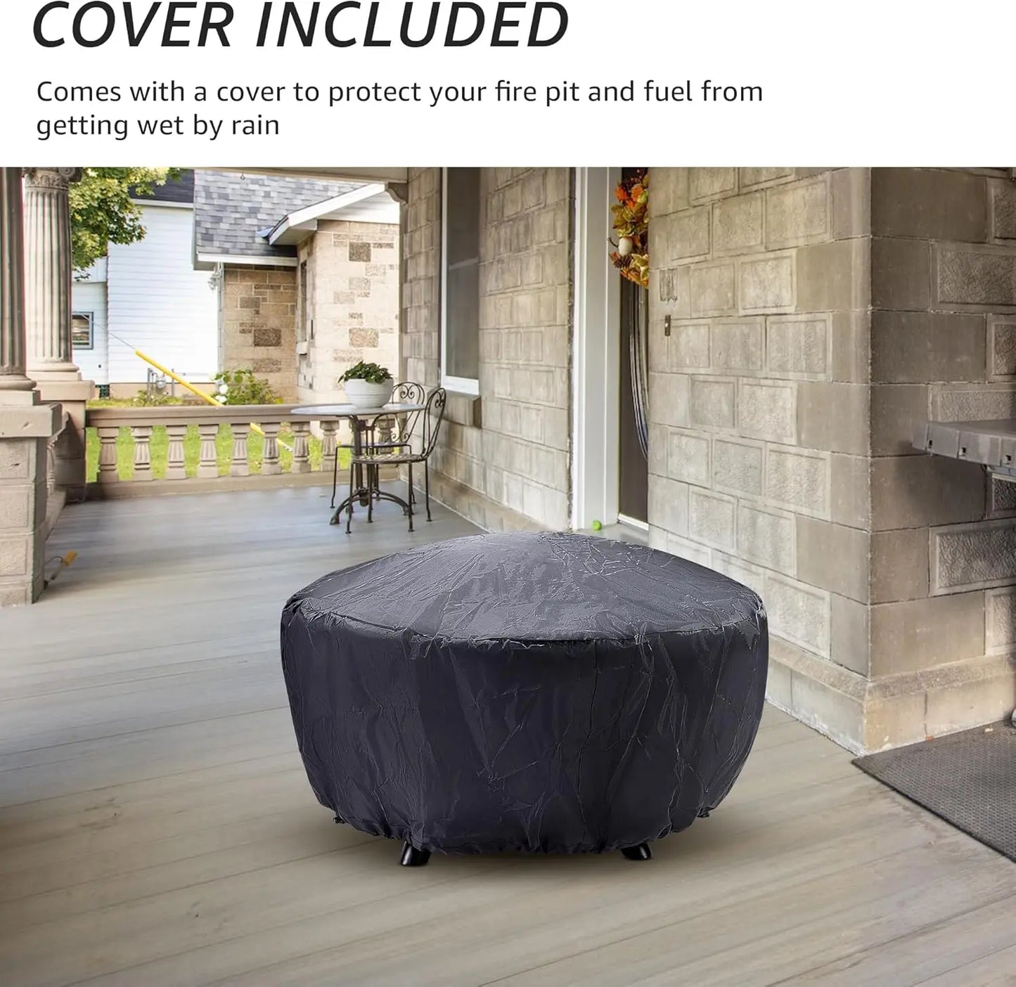 32 Inch Large Fire Pit with 2 Grills
