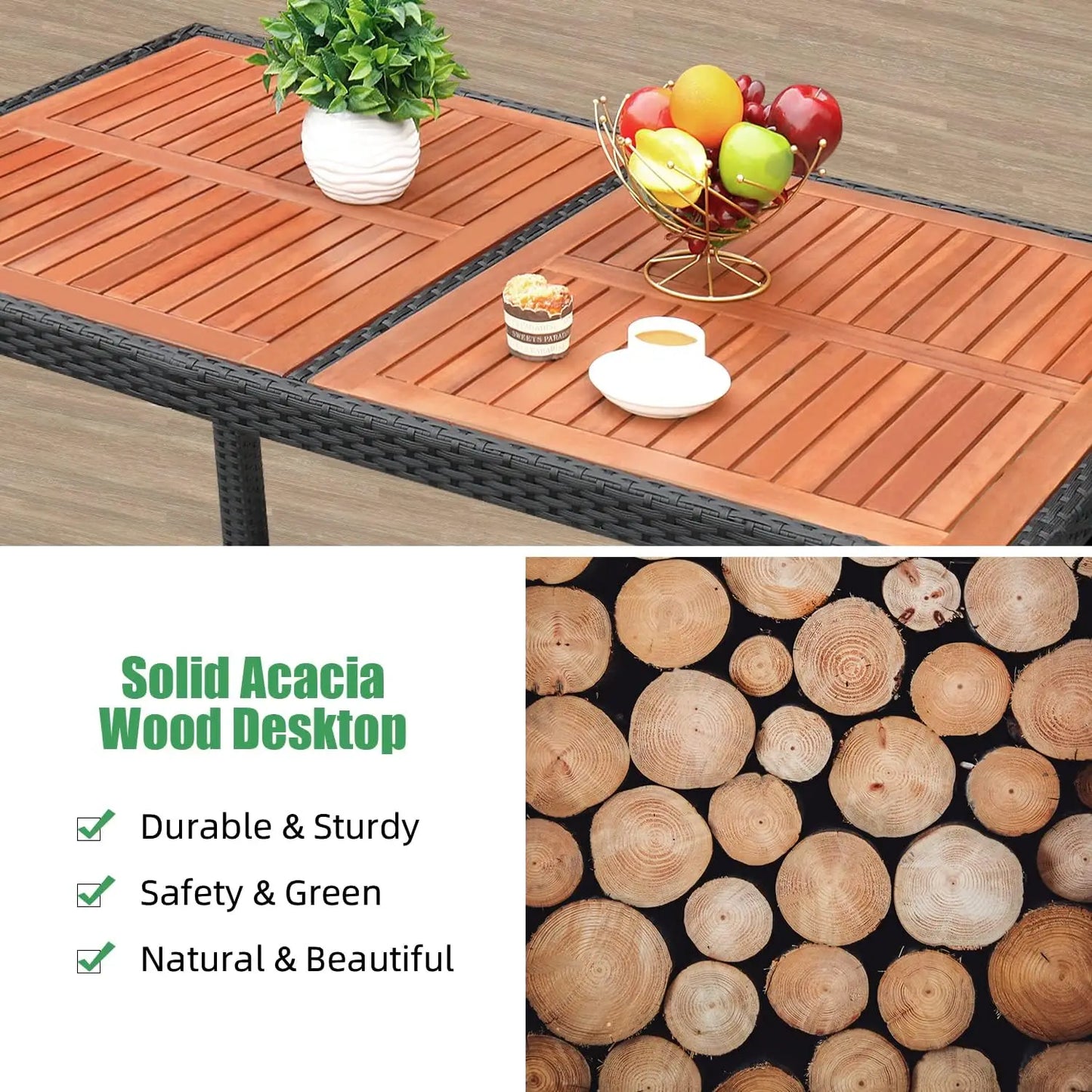BASS 9 Piece Patio Dining Set