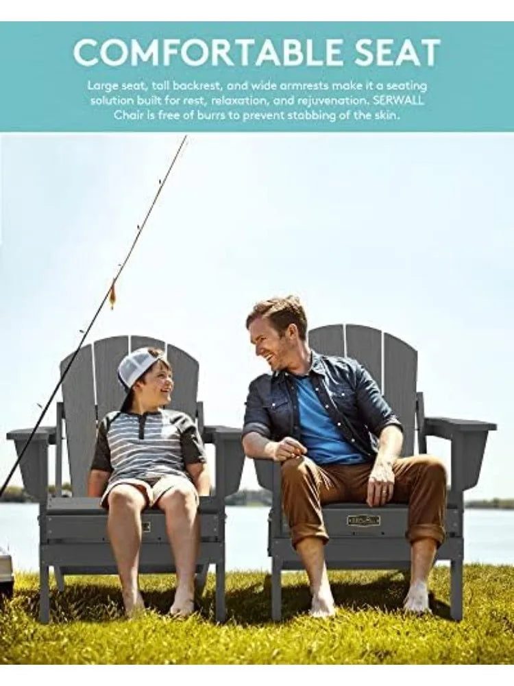 Foldable Adirondack Chair Set of 4