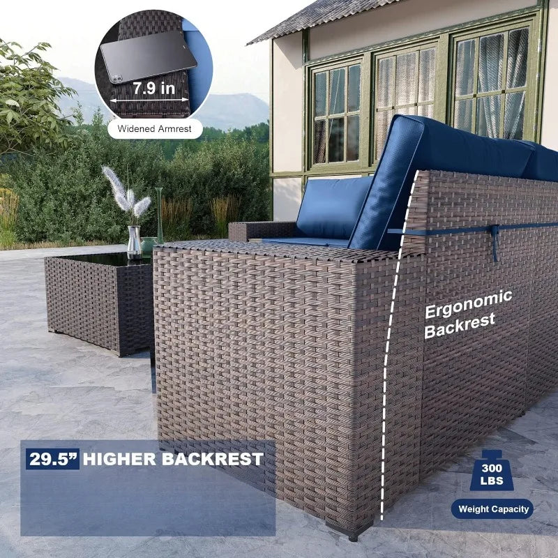 GRAND Patio Furniture Set 12 Pieces