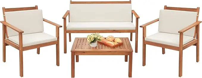 Greesum 4 Piece Patio Set