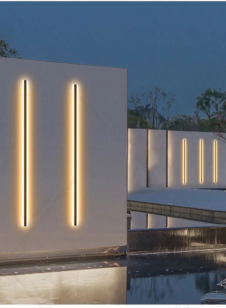 Outdoor Wall Lamp LED Waterproof Wall Lamp Modern Outdoor Wall Lamp Indoor Lighting Decorative Wall Lamp Villa Nordic Wall Lamp