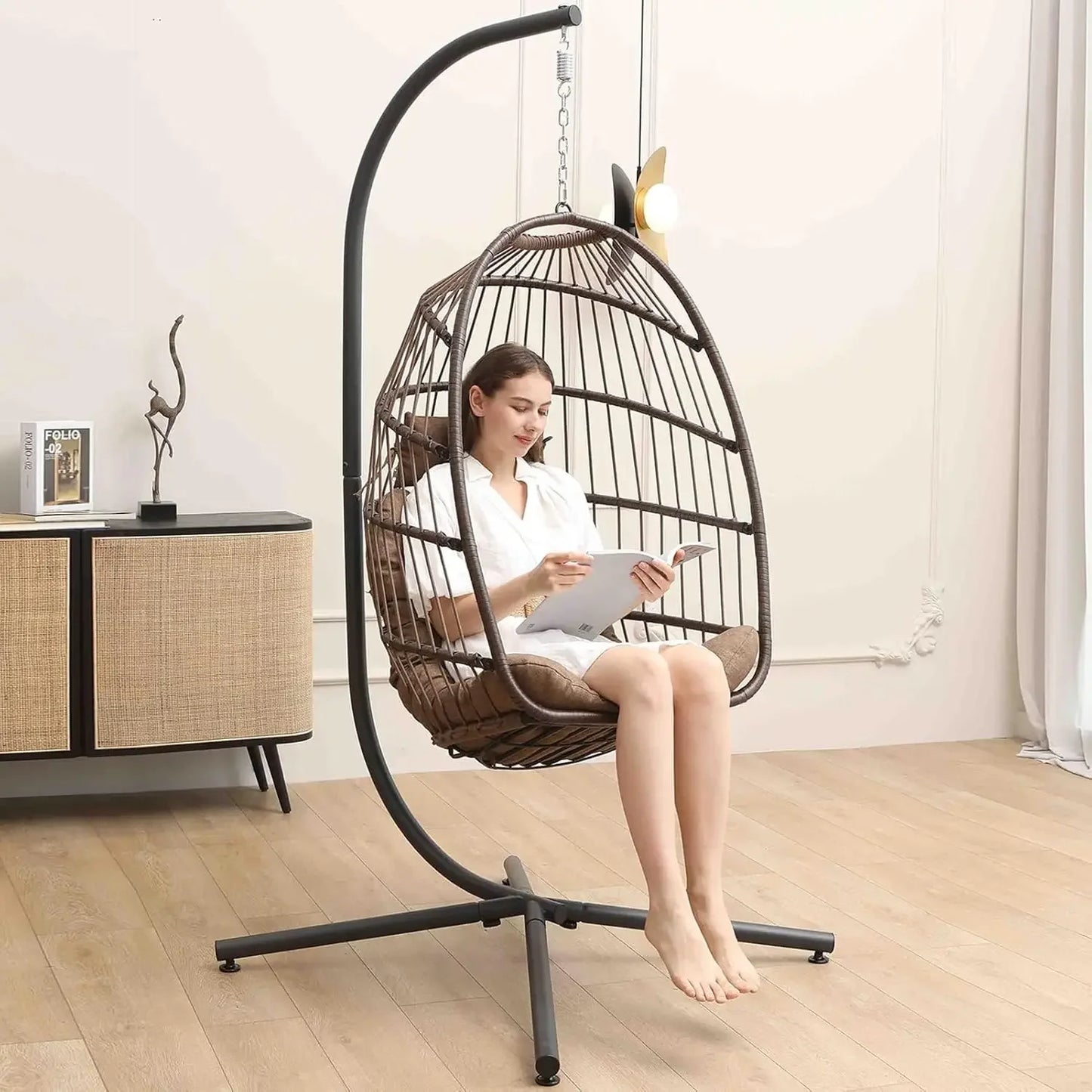 KAY Egg Chair Outdoor Indoor with Stand