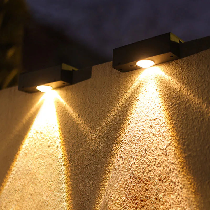 Ultra Bright Solar LED Lights Outdoor Waterproof Garden Decorative Wall Lamp Solar Light Controlled Induction Lighting