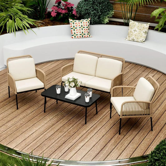 OVIEDO 4 Pieces Patio Furniture SeT