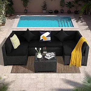 AVILES 7 Piece Outdoor Patio Furniture Set