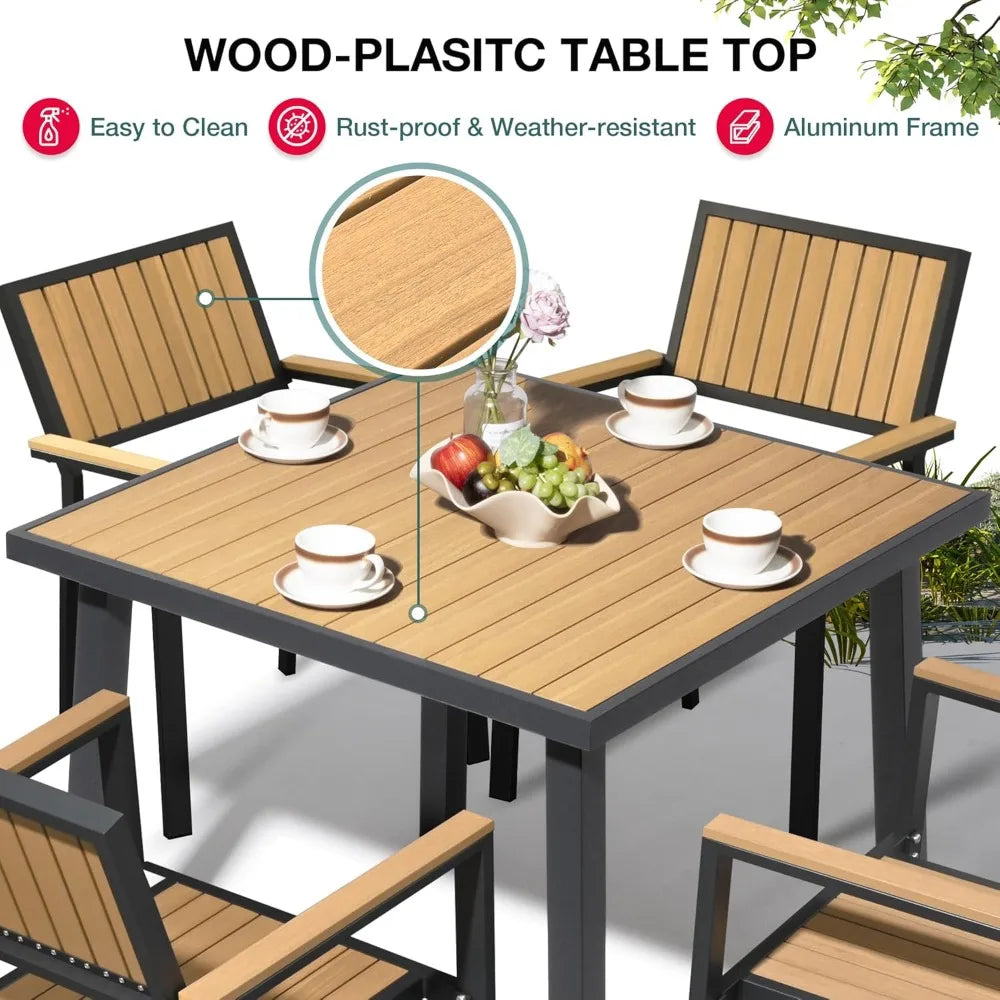 ANGY 6-piece patio dining set