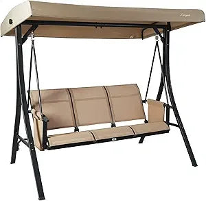 Brenda 3-Seat Patio Swing Chair