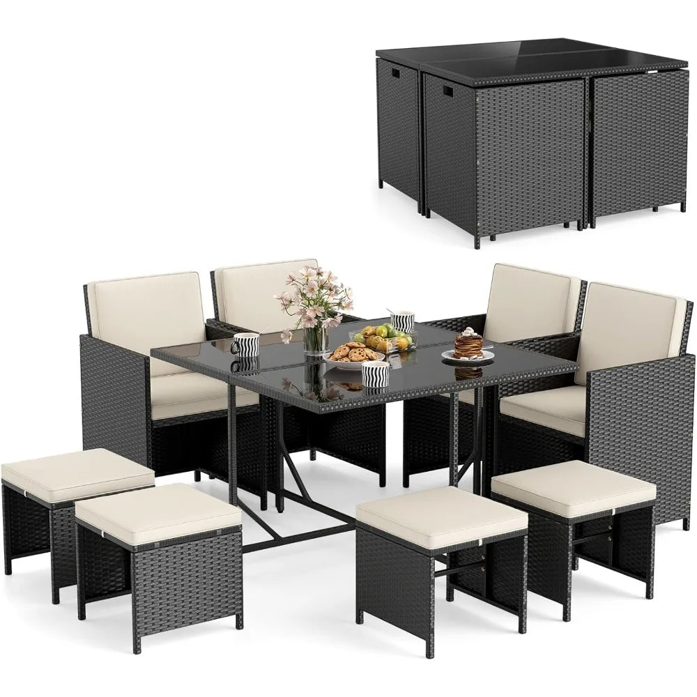 Seville 9 Piece Patio Dining Set