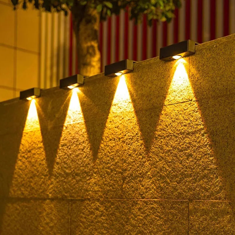 Ultra Bright Solar LED Lights Outdoor Waterproof Garden Decorative Wall Lamp Solar Light Controlled Induction Lighting