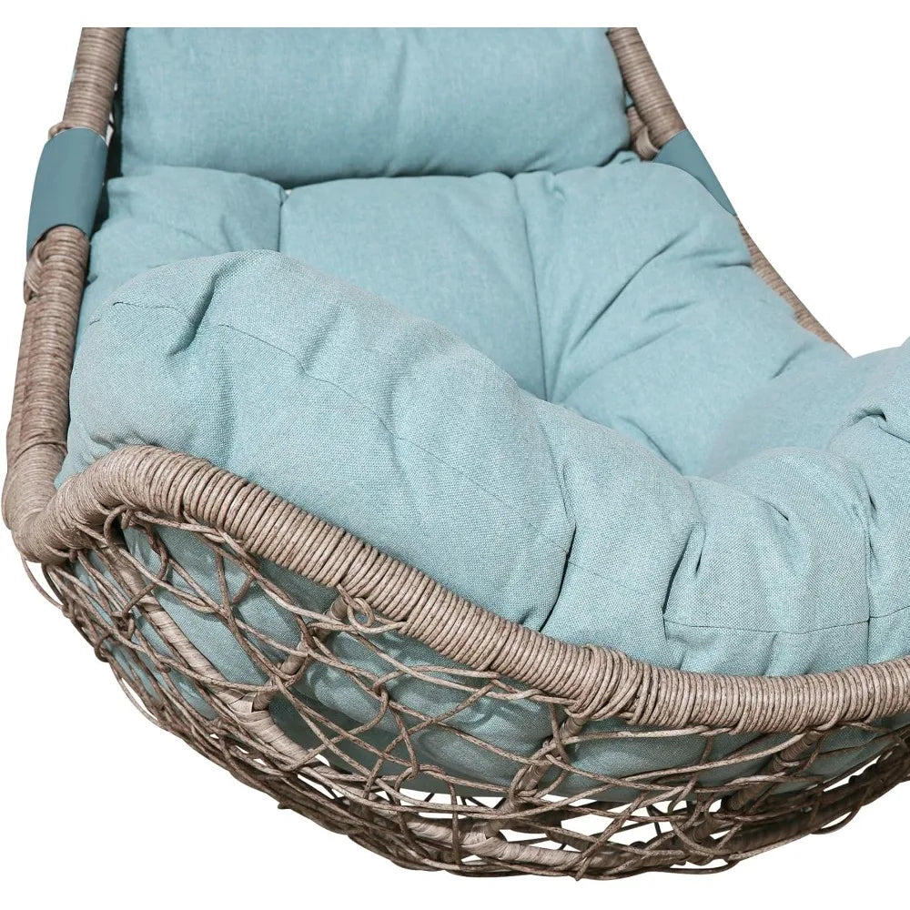 DOVE Outdoor Wicker Hanging Chair Swing