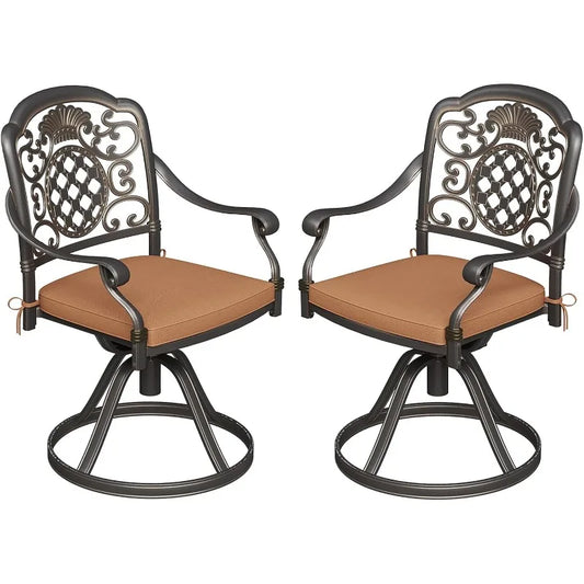 DON Swivel Patio Chairs Set of 2