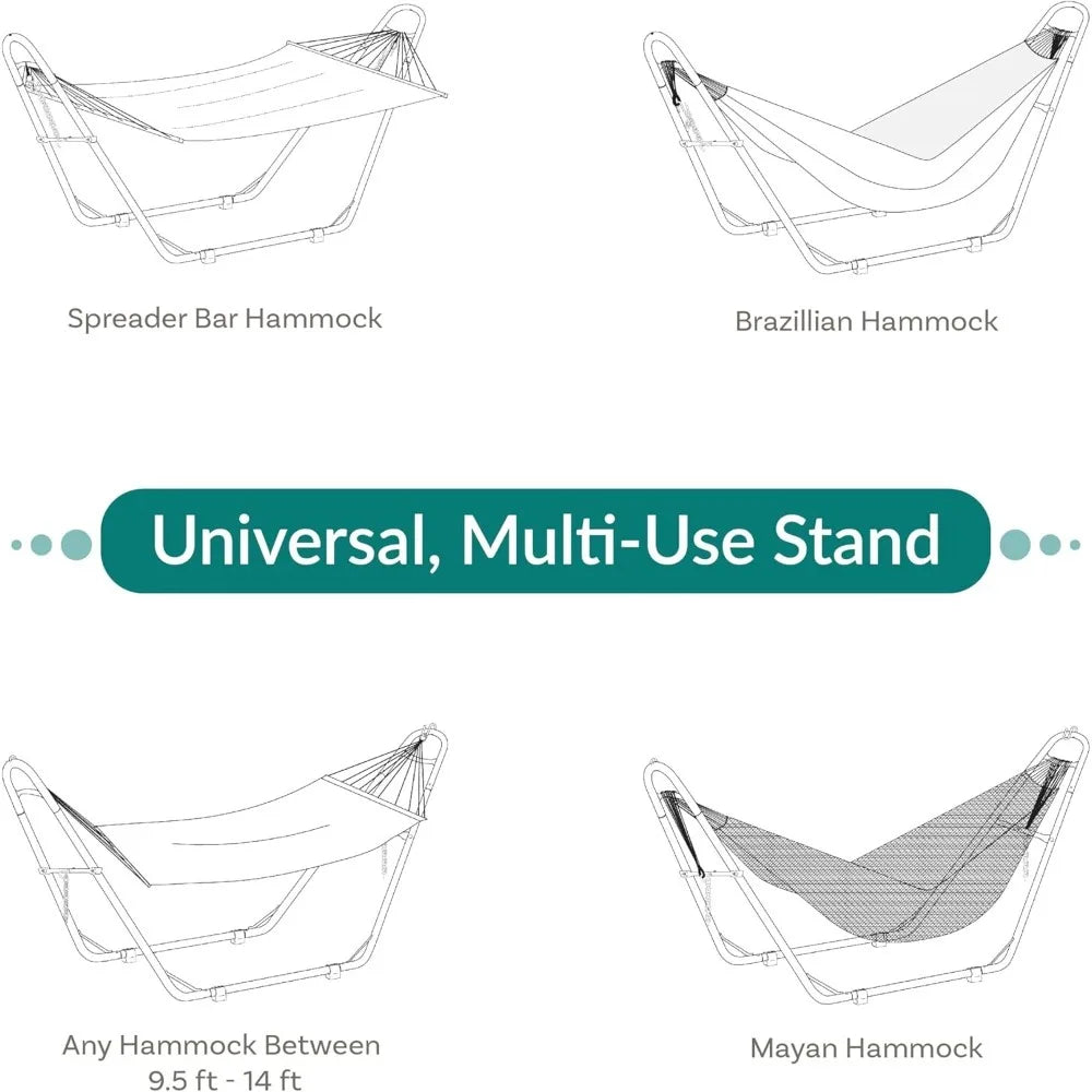Universal Double Hammock Stand Only