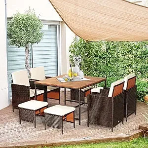 Seville 9 Piece Patio Dining Set