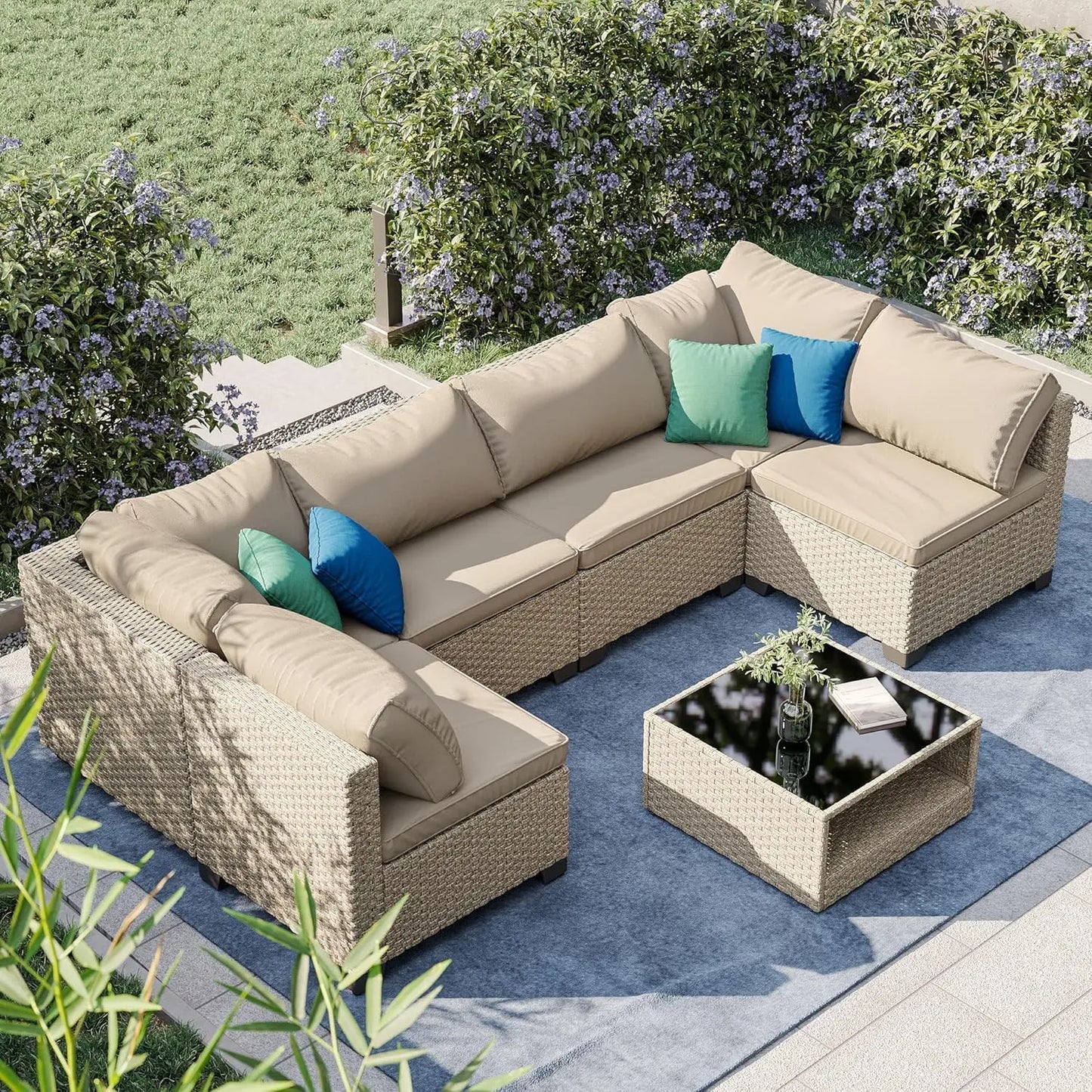 GORDON Outdoor Furniture Set 7-Piece