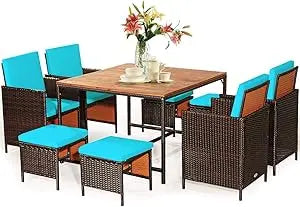 Seville 9 Piece Patio Dining Set