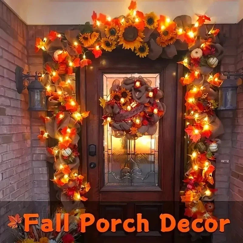10/20 LEDS Maple Leaf String Lights USB/Battery Powered Fairy Lights For Home Party Holiday Arrangement Scene Outdoor Decoration