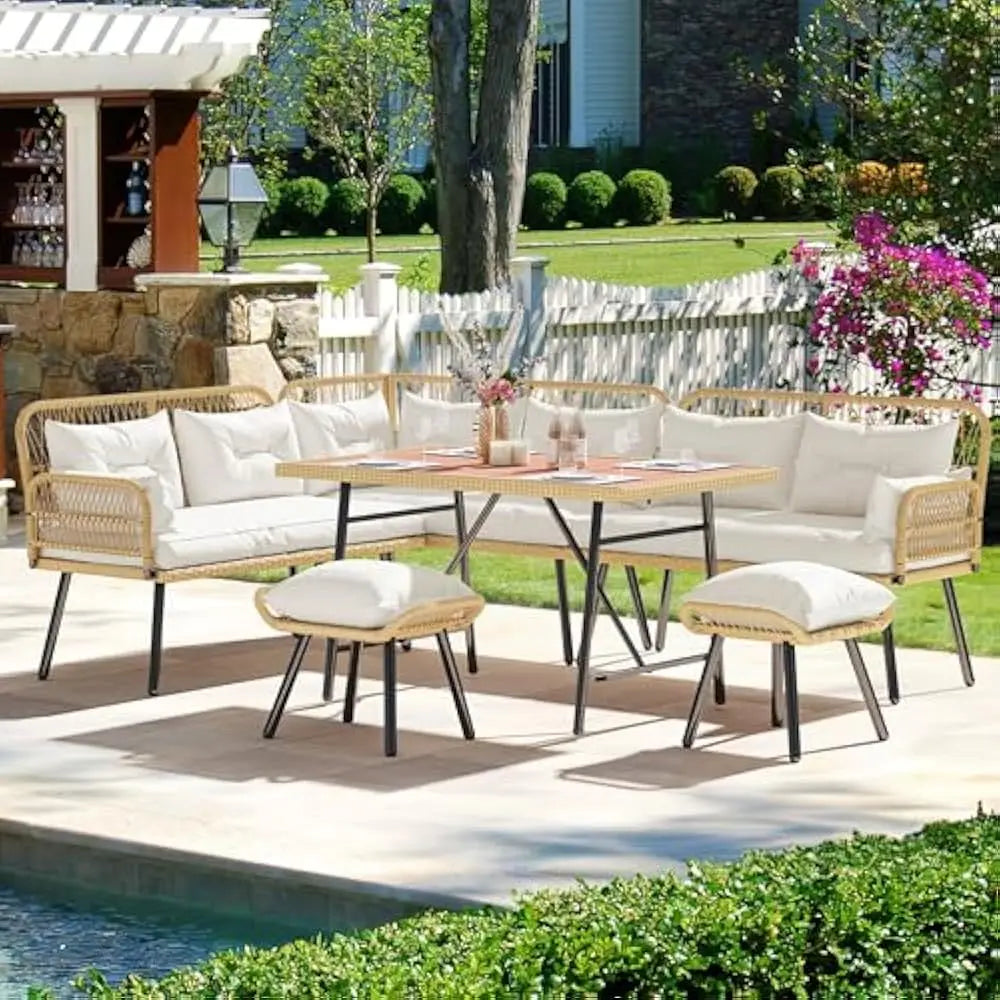 BISA L-Shaped Garden Sofa Set