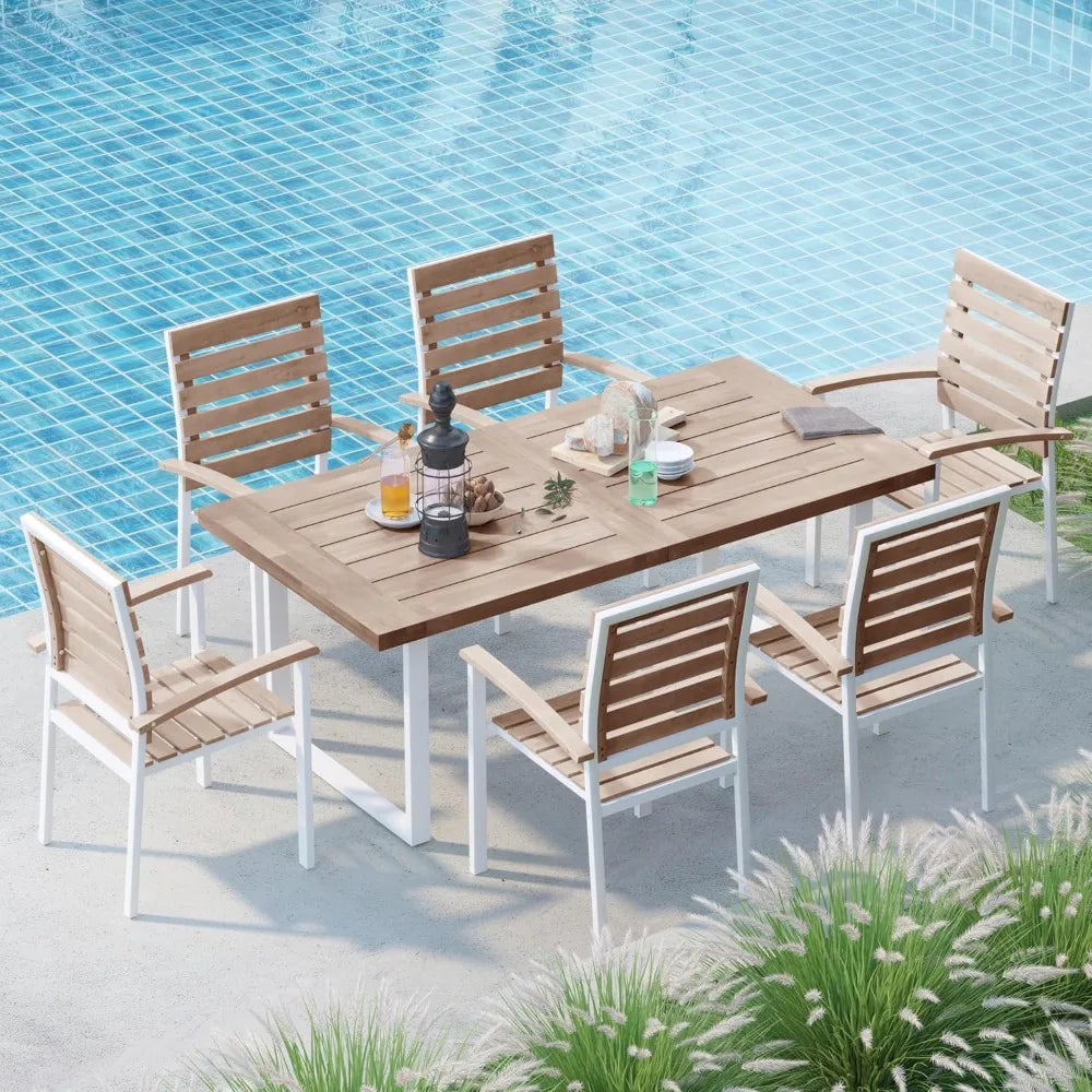 SEVILLE 7 Piece Outdoor Dining Set