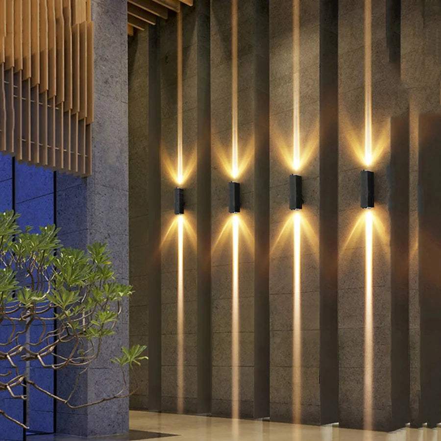 Waterproof LED Wall Lamp 20W Outdoor IP65 Up Down Wall Light Aluminum External Wall Light for Garden Balcony Pathway Fence Decor