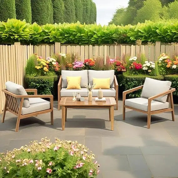 Dena Patio 4-Piece Conversation Set