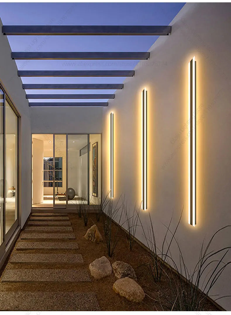 Outdoor Wall Lamp LED Waterproof Wall Lamp Modern Outdoor Wall Lamp Indoor Lighting Decorative Wall Lamp Villa Nordic Wall Lamp