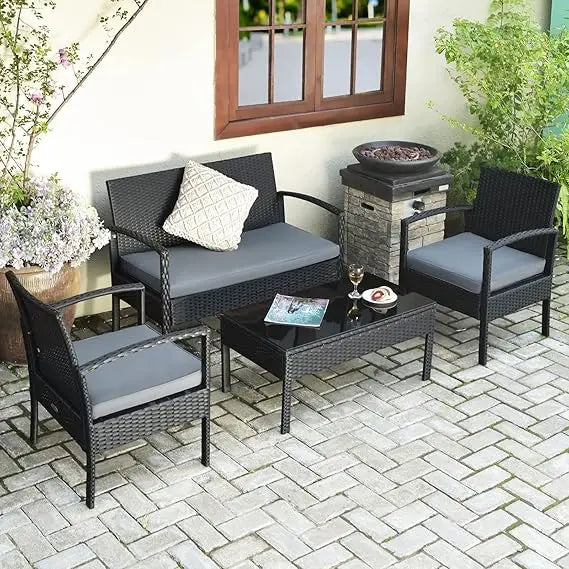 YURI Outdoor Conversation Set 4 Pieces