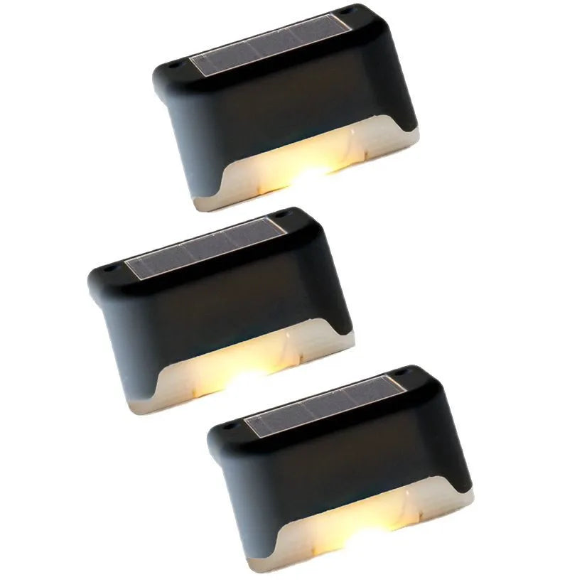 Solar LED Lights Outdoor Garden Light Deck Lamp Solar Stairs Light Waterproof Solar Step Lamp for Outdoor Patio Garden Decor