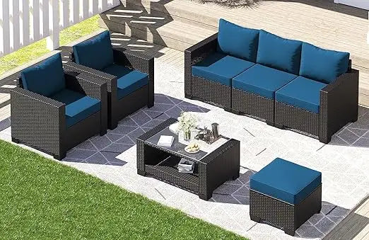 AVILES 7 Piece Outdoor Patio Furniture Set