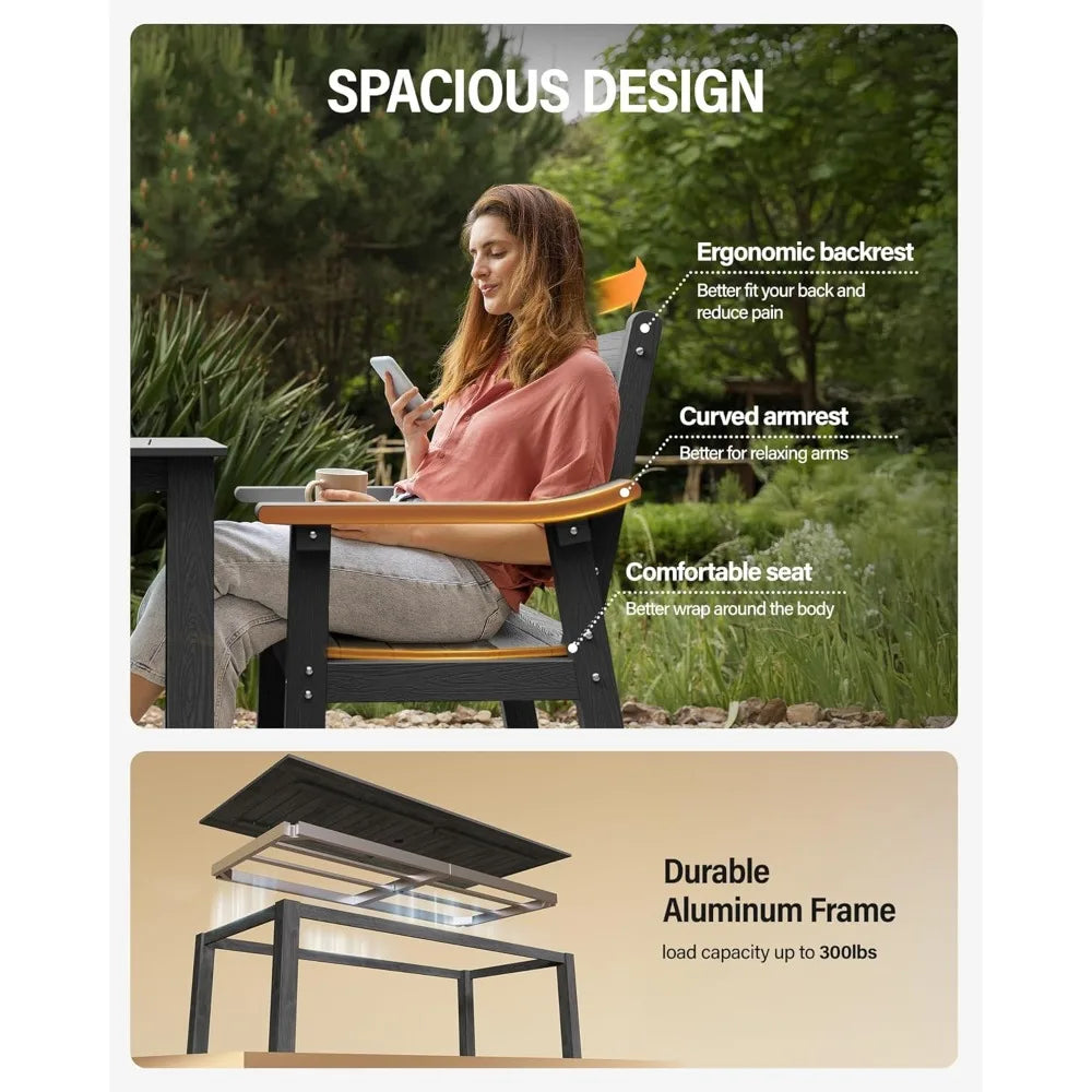 LAGOS Patio Table and Chairs Set