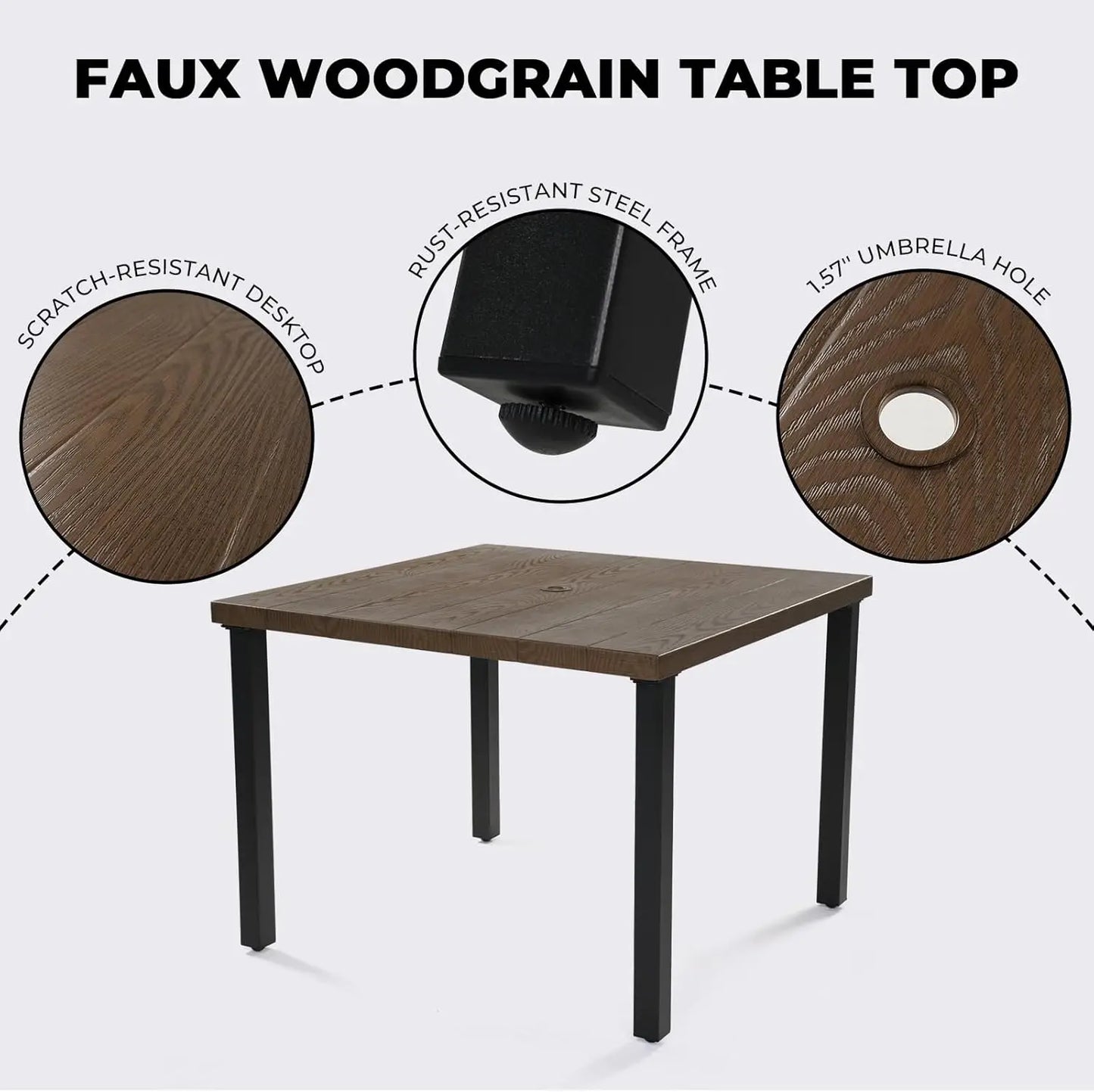 KYL 5-Piece Outdoor Dining Set