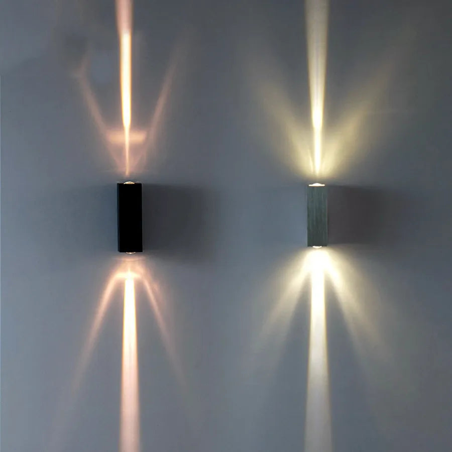 Waterproof LED Wall Lamp 20W Outdoor IP65 Up Down Wall Light Aluminum External Wall Light for Garden Balcony Pathway Fence Decor