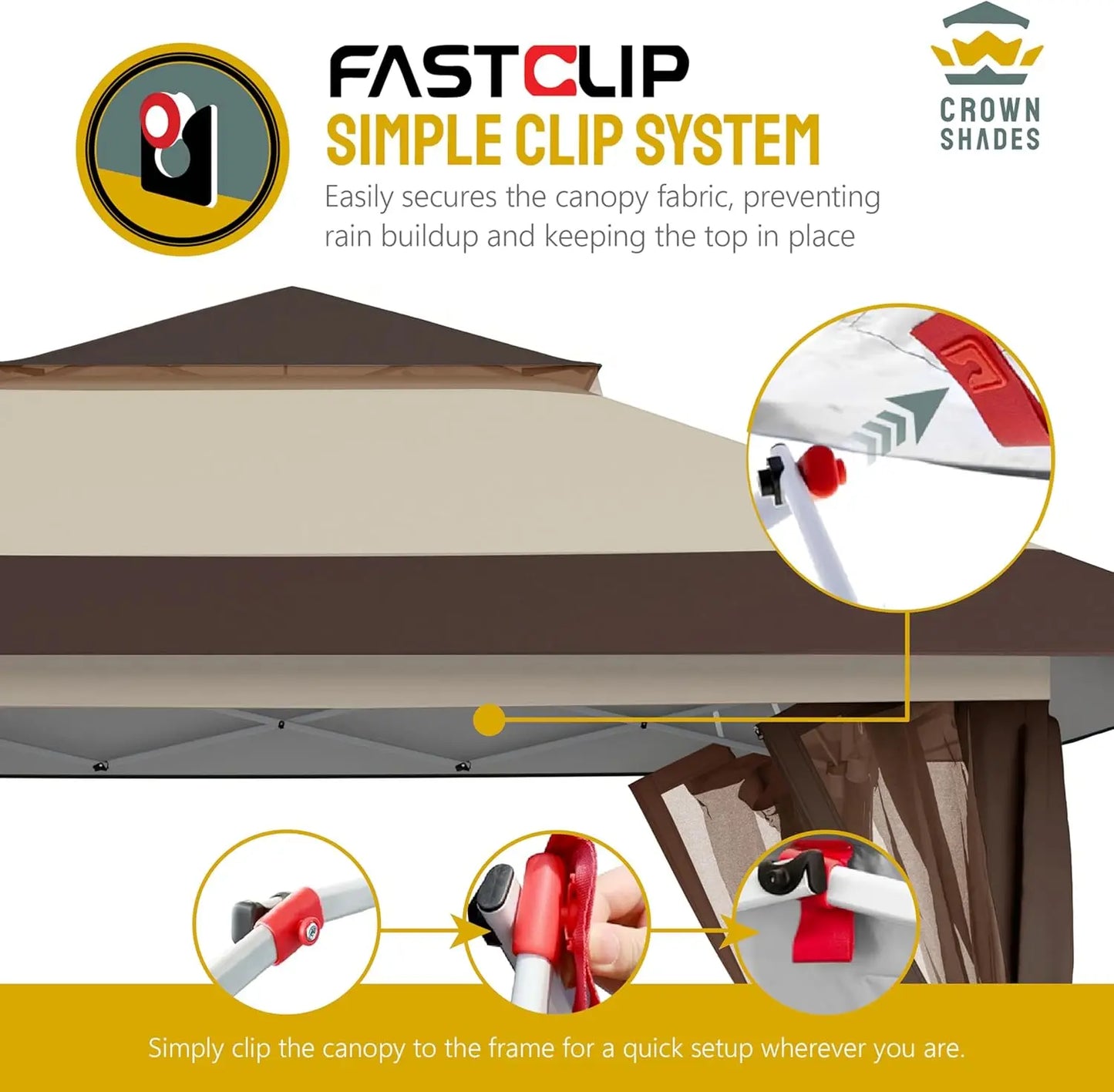 HIPO 13x13 Pop Up Gazebo