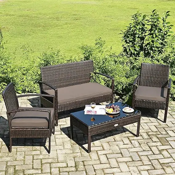 YURI Outdoor Conversation Set 4 Pieces