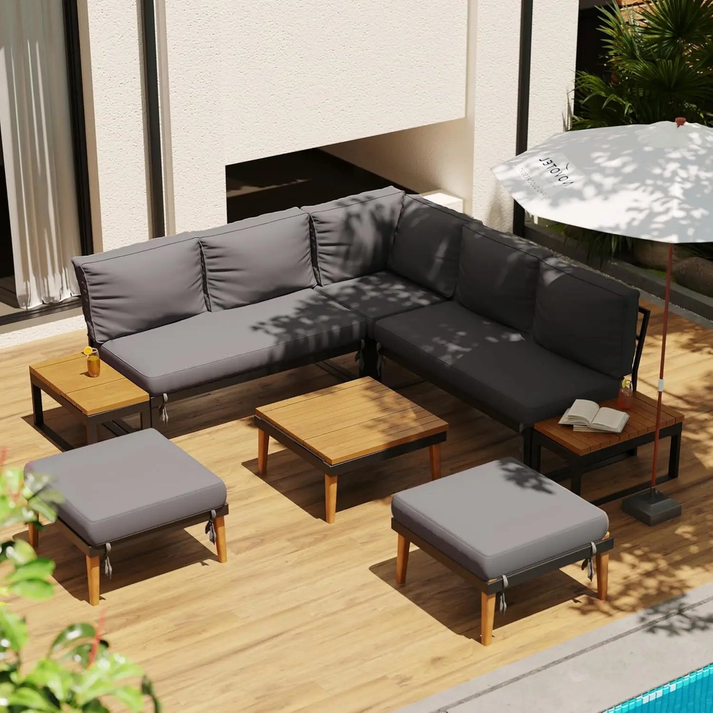 MARO 8 Pieces Patio Furniture Set