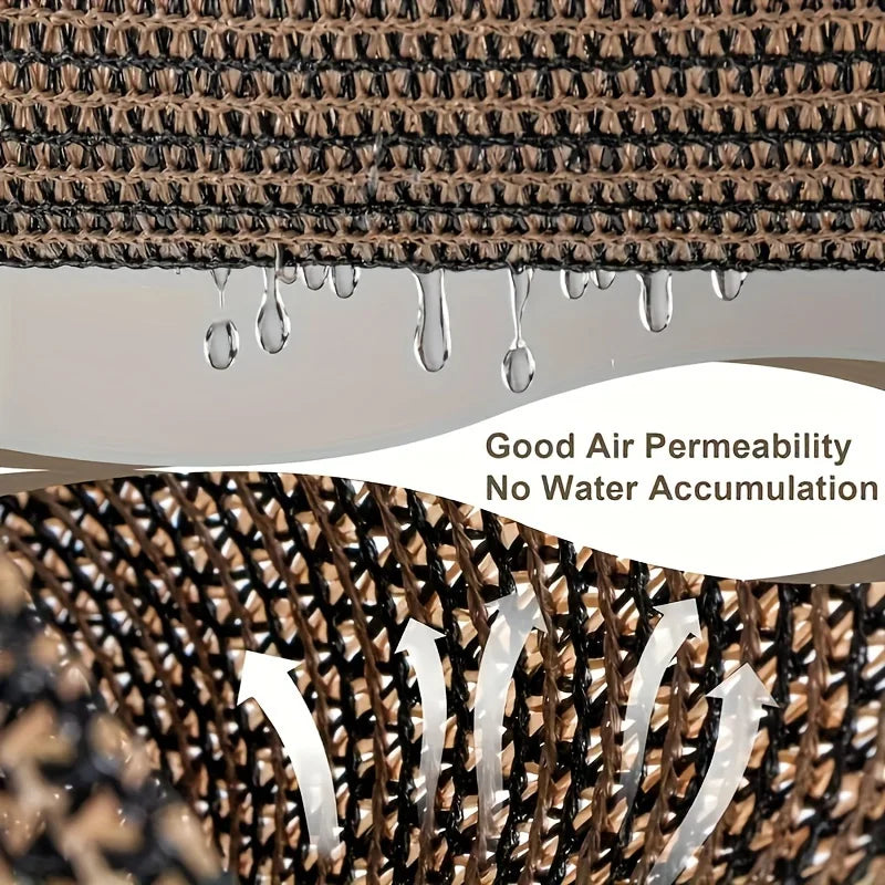 Durable Brown UV Protection Canopy
