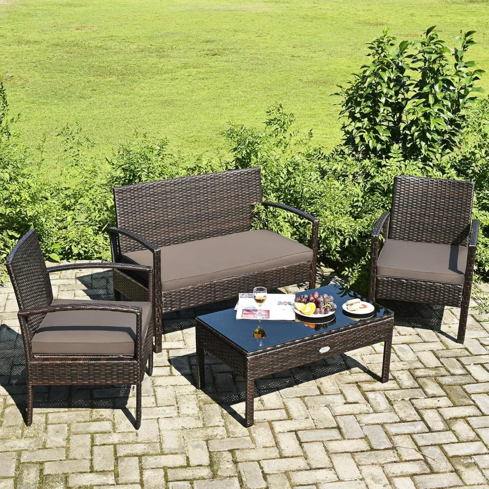 YURI Outdoor Conversation Set 4 Pieces