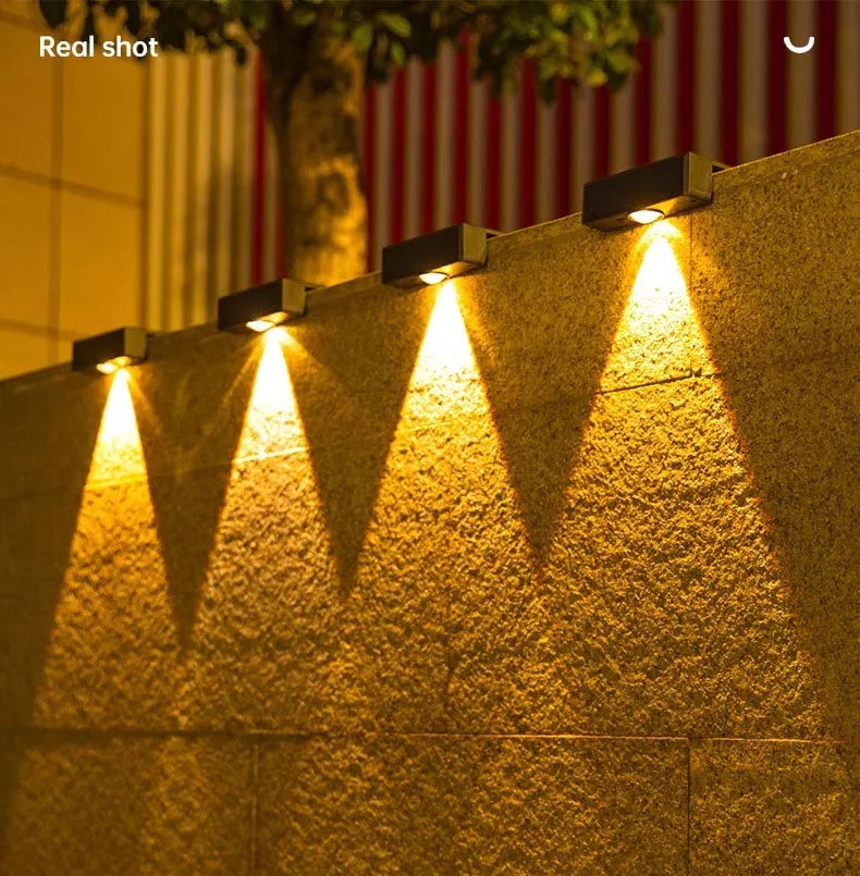 Ultra Bright Solar LED Lights Outdoor Waterproof Garden Decorative Wall Lamp Solar Light Controlled Induction Lighting