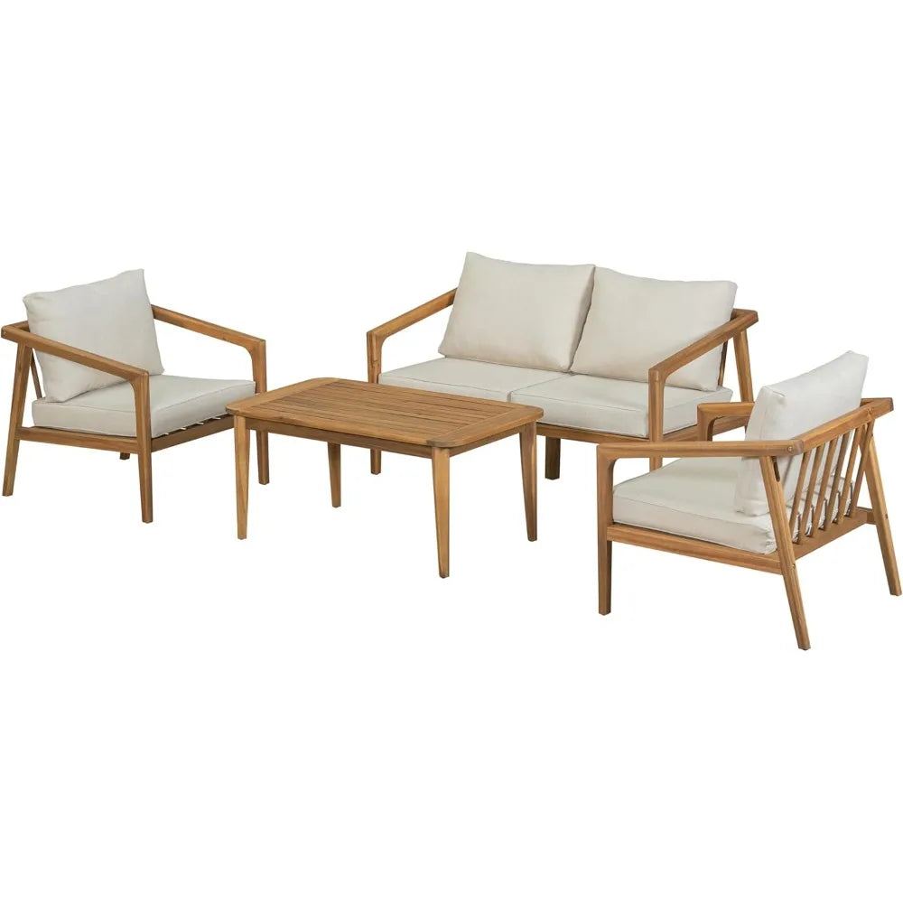 Dena Patio 4-Piece Conversation Set