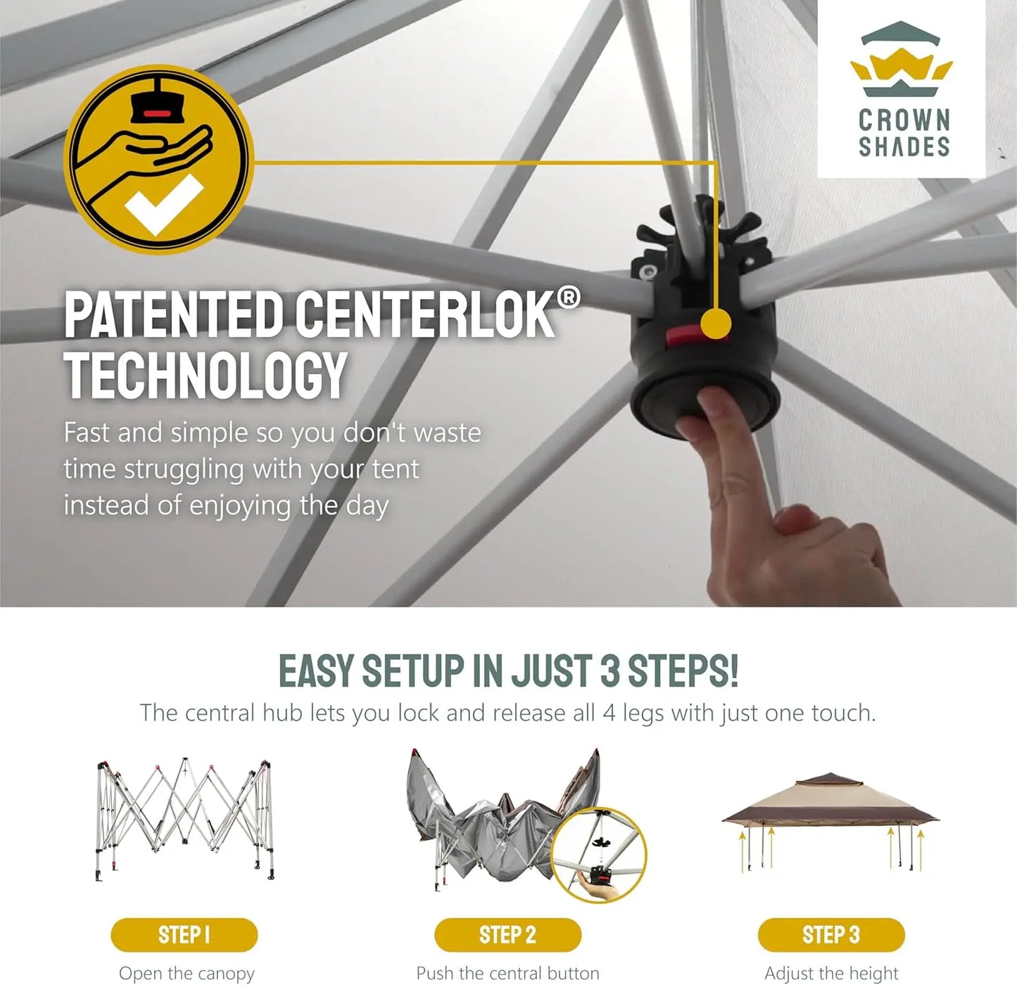 HIPO 13x13 Pop Up Gazebo