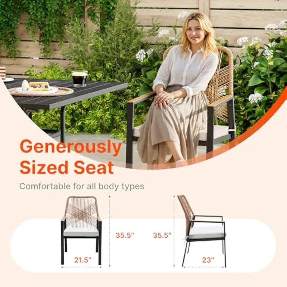 KENO 5-Piece Outdoor Patio Dining Set