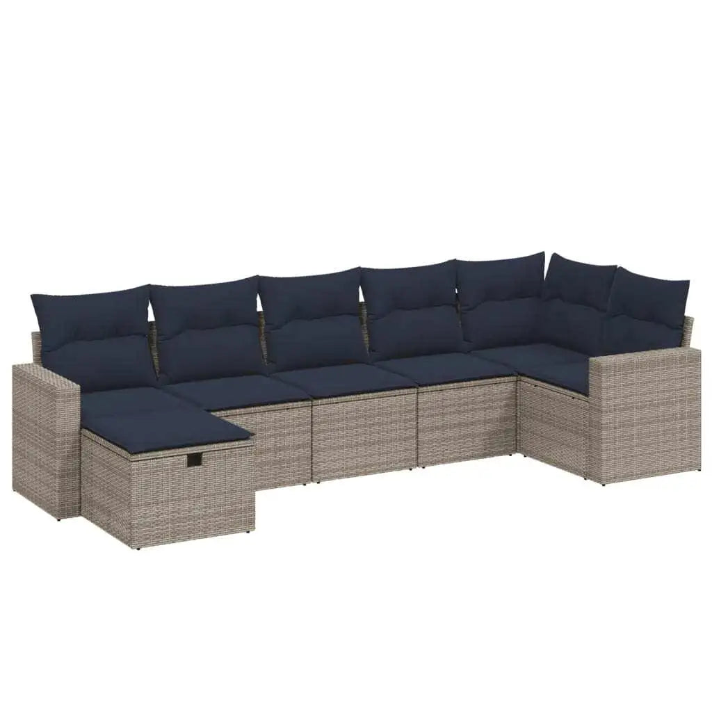 GARY 7 Piece Rattan Outdoor Sofa Set