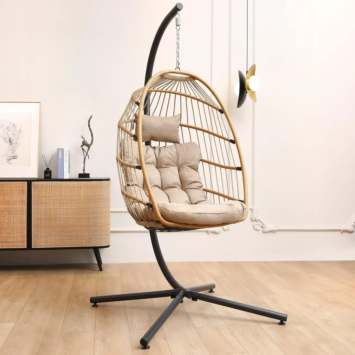 KAY Egg Chair Outdoor Indoor with Stand