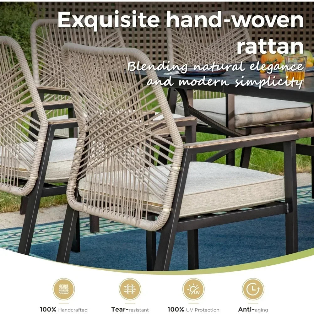 MURCIA 5 Pieces Outdoor Patio Dining Set