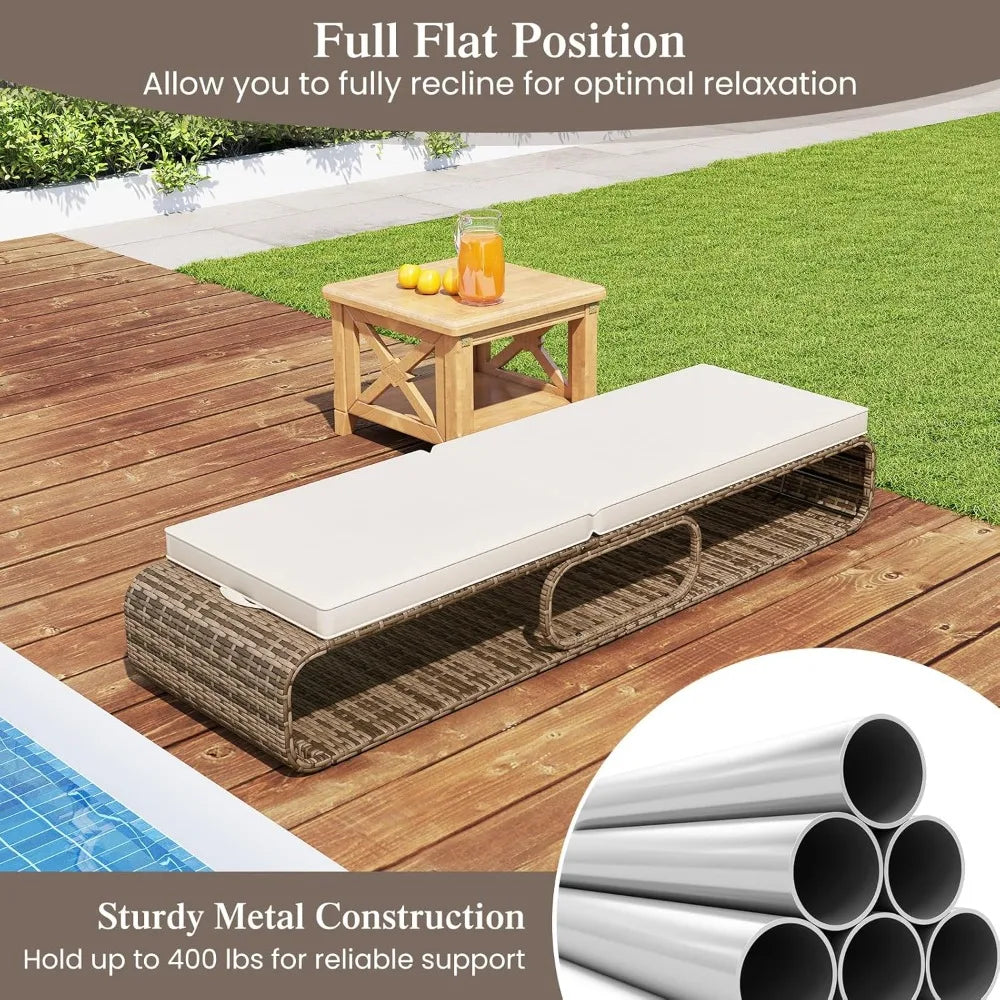 Moccha Outdoor Chaise Lounge Chair